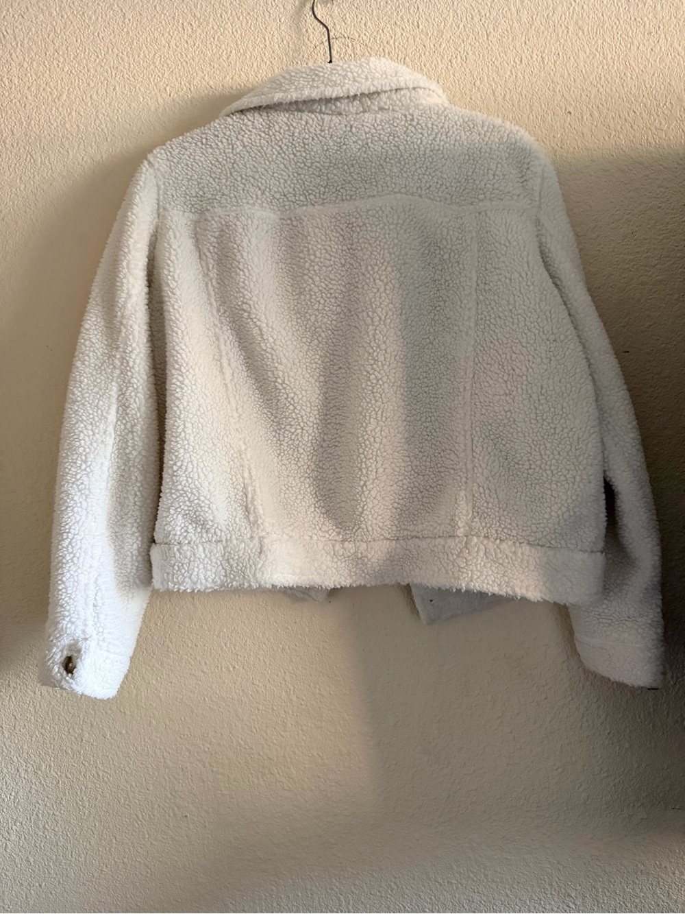 Universal Thread Cream Sherpa Button-Front Jacket - Picture 5 of 7